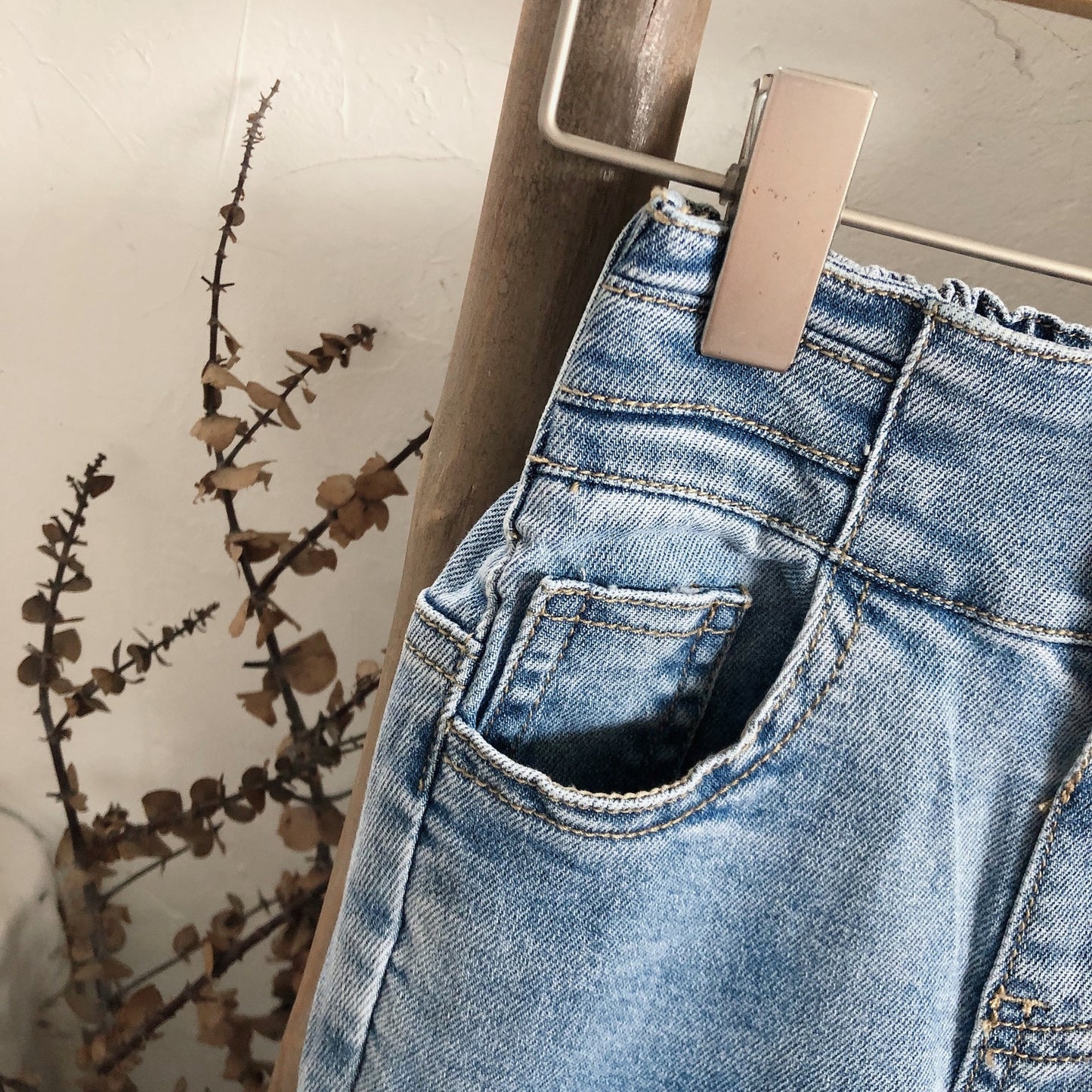 Honey Cherry High Waist Flared Jeans