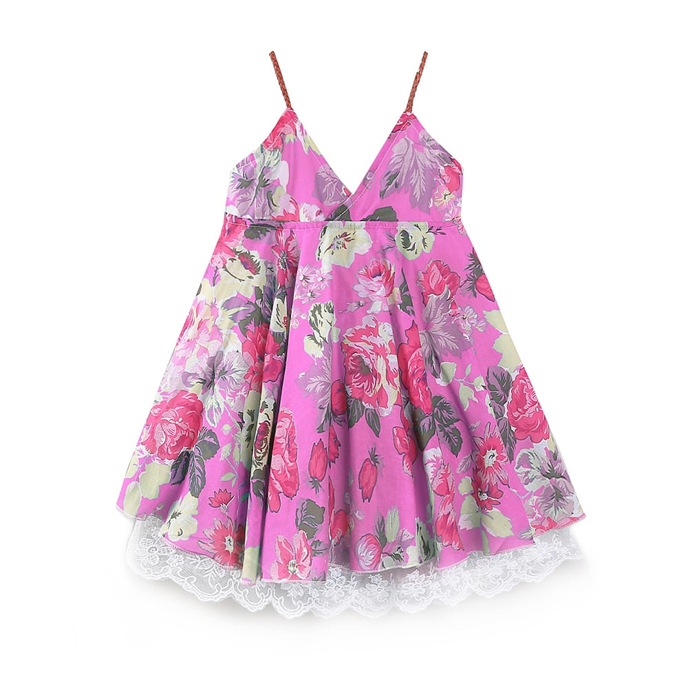 Floral Spaghetti Strap Dress
