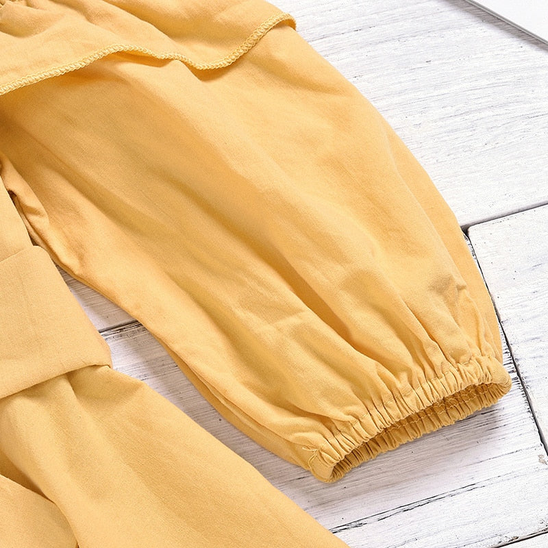 Cotton Woven Sling Short Sleeve