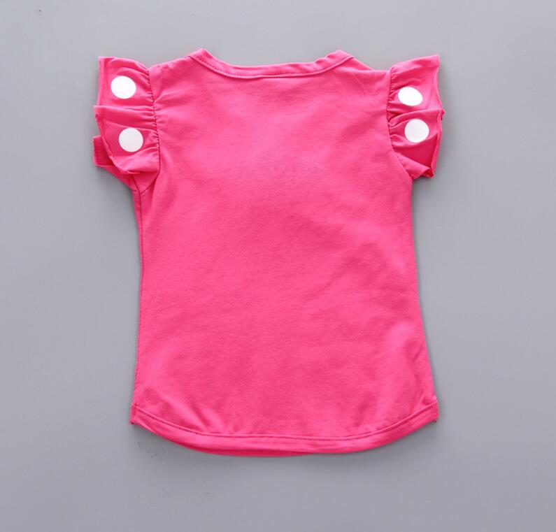 2PCS cotton Tee+Shorts Pants Set polka dot