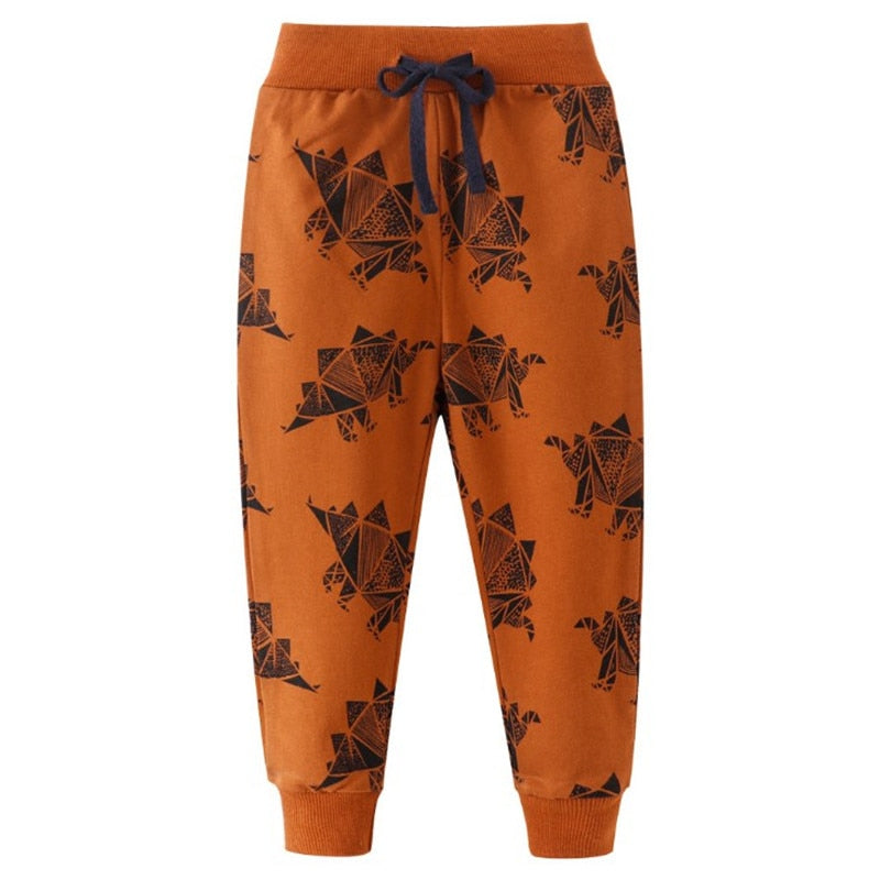 Cartoon sweatpants animals printed