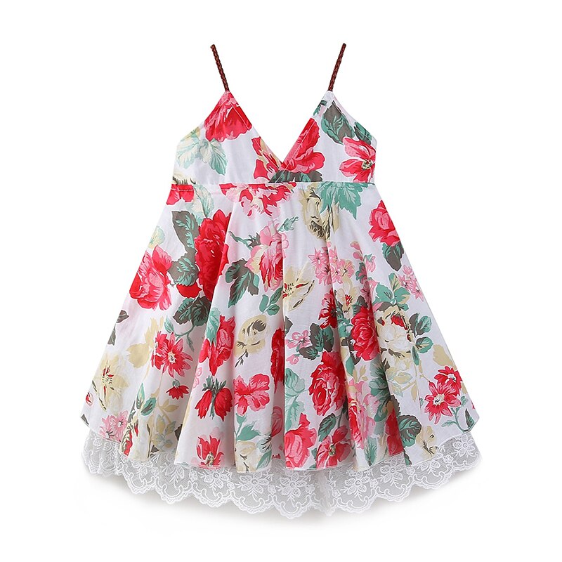 Floral Spaghetti Strap Dress