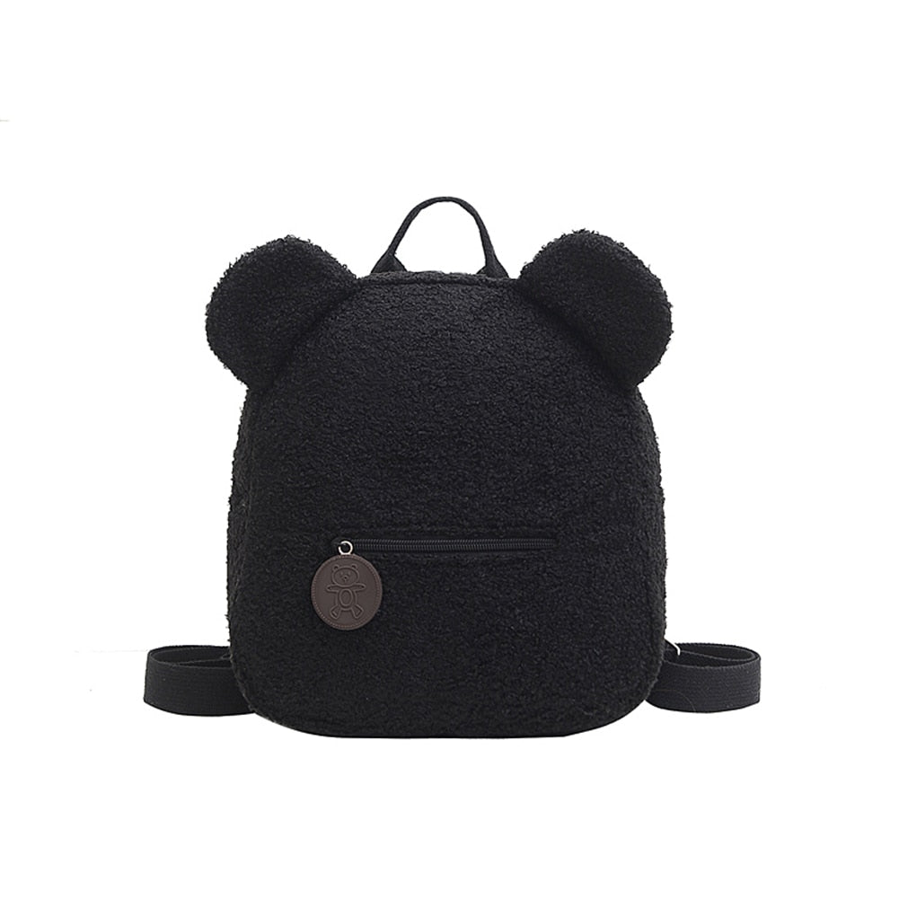 Travel Shopping Rucksacks \Bear Shaped Shoulder Backpack