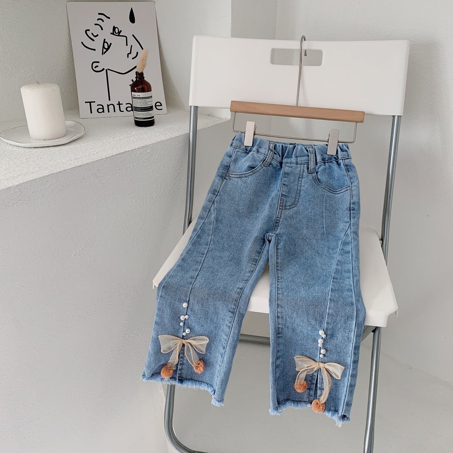 Honey Cherry High Waist Flared Jeans