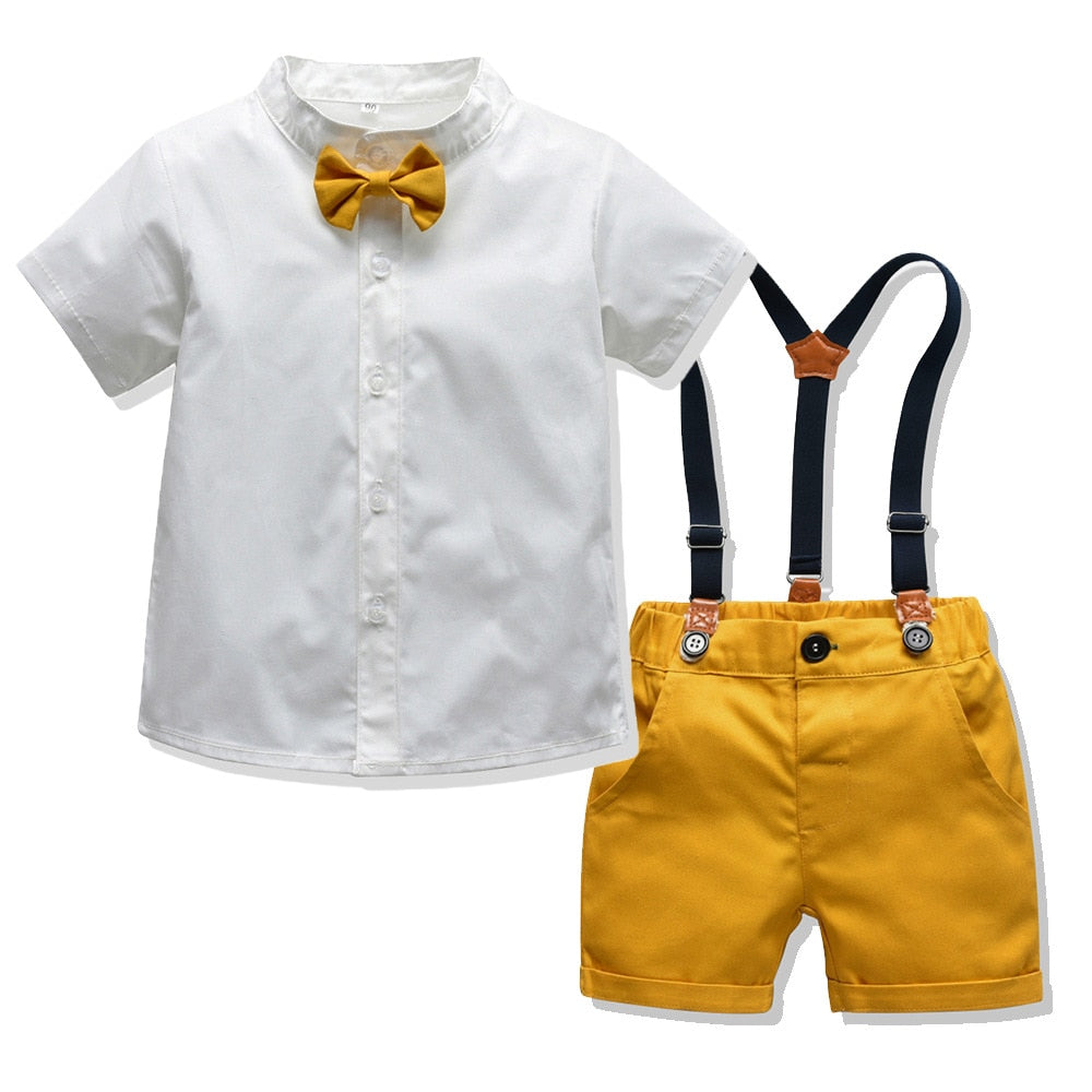Baby Boy Gentleman Set Summer Suit For Toddler
