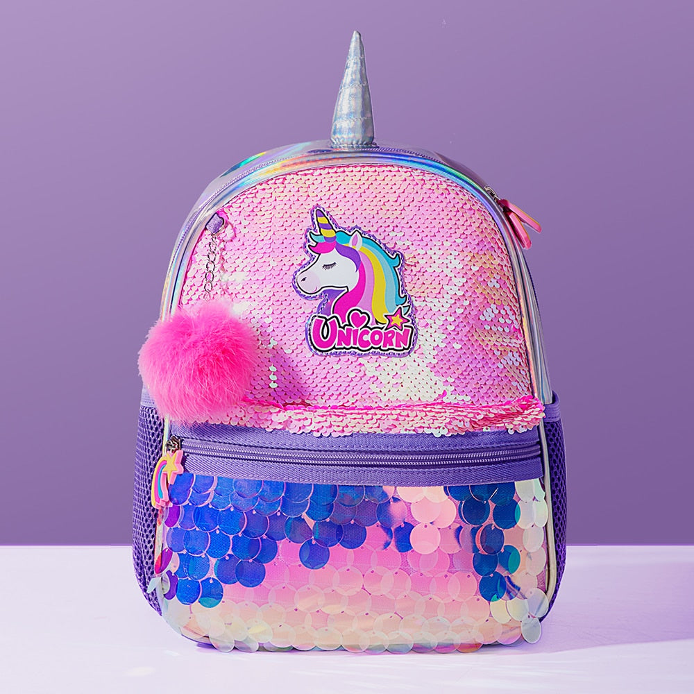 Backpack for Girls Pre-School Bag for Kindergarten Elementary - Reversible Sequin