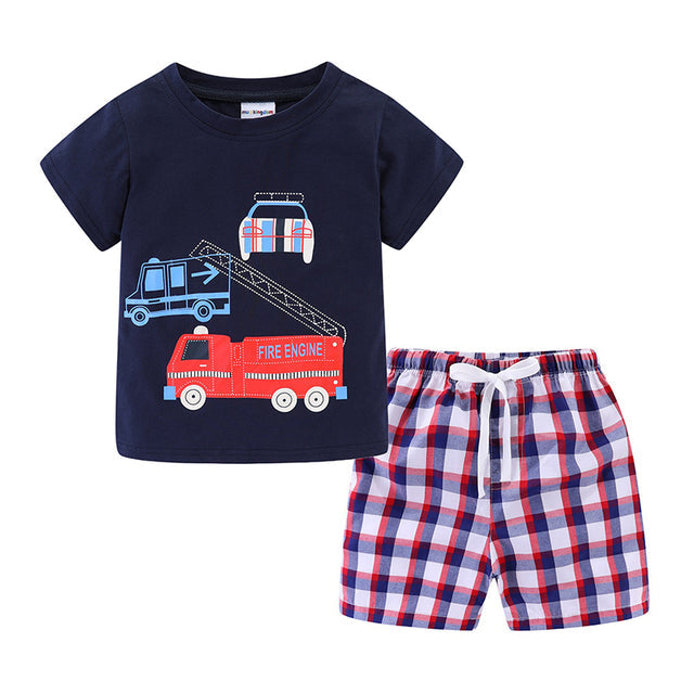 2 pcs sets Cartoon print
