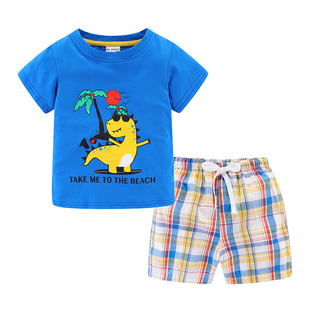 2 pcs sets Cartoon print